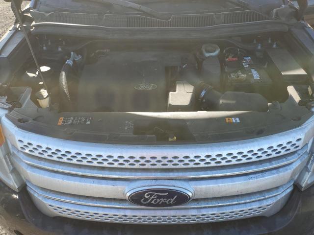 1FM5K8D89DGB32827 - 2013 FORD EXPLORER XLT BLACK photo 12