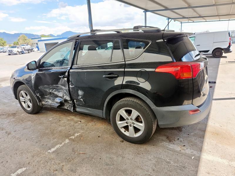 2T3WFREV0DW021983 - 2013 TOYOTA RAV4 XLE BLACK photo 2