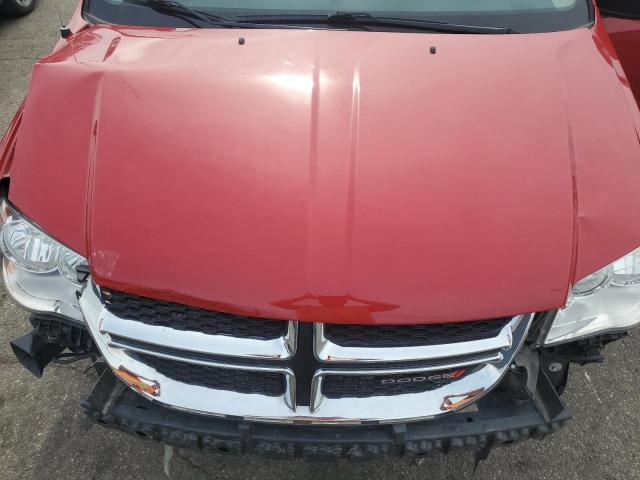 2C4RDGBG1ER268227 - 2014 DODGE GRAND CARA SE RED photo 12