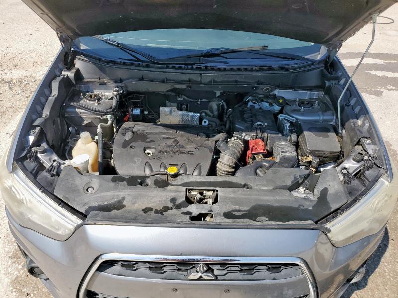 4A4AR3AU7DE002388 - 2013 MITSUBISHI OUTLANDER ES GRAY photo 12