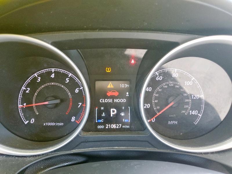 4A4AR3AU7DE002388 - 2013 MITSUBISHI OUTLANDER ES GRAY photo 9