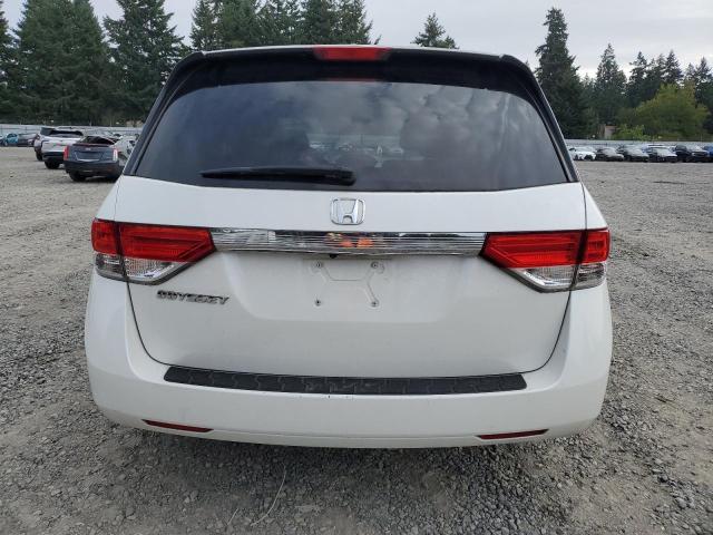 5FNRL5H69HB021799 - 2017 HONDA ODYSSEY EXL WHITE photo 6