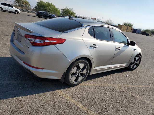 KNAGM4AD6D5057949 - 2013 KIA OPTIMA HYBRID SILVER photo 3