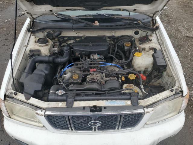 JF1SF65611H707740 - 2001 SUBARU FORESTER S WHITE photo 11