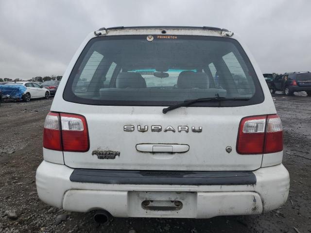 JF1SF65611H707740 - 2001 SUBARU FORESTER S WHITE photo 6