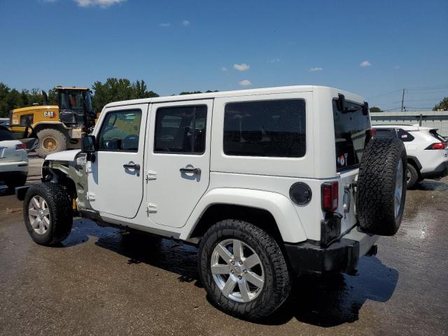 1C4HJWEG3EL123399 - 2014 JEEP WRANGLER U SAHARA WHITE photo 2