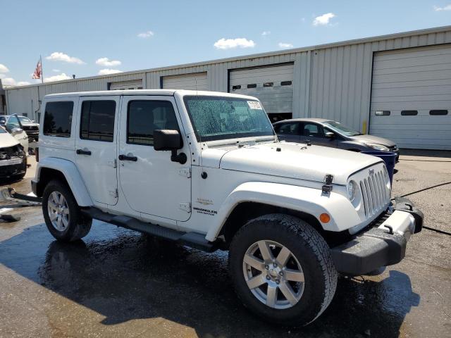 1C4HJWEG3EL123399 - 2014 JEEP WRANGLER U SAHARA WHITE photo 4