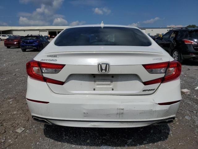 1HGCV1F38KA176038 - 2019 HONDA ACCORD SPORT WHITE photo 6