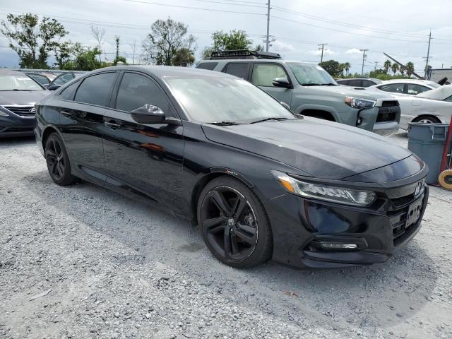 1HGCV1F33KA143447 - 2019 HONDA ACCORD SPORT Siyah fotoğraf 4