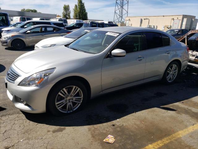 JN1DV6AP2BM600907 - 2011 INFINITI G25 BASE SILVER photo 1