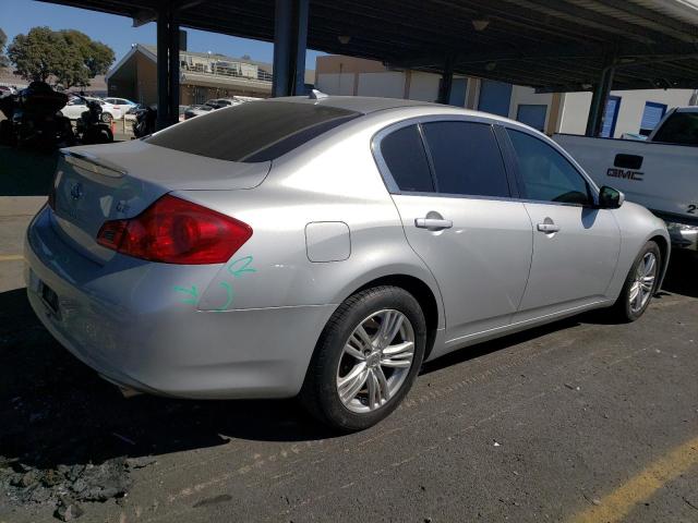 JN1DV6AP2BM600907 - 2011 INFINITI G25 BASE SILVER photo 3