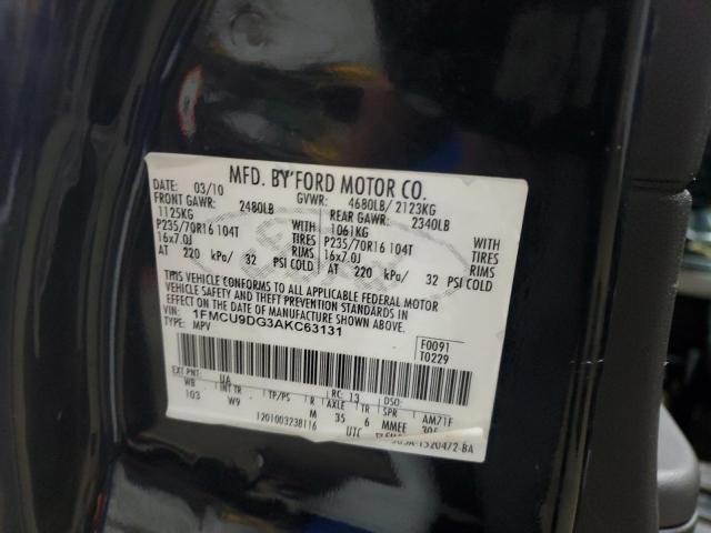 1FMCU9DG3AKC63131 - 2010 FORD ESCAPE XLT Qara foto 14