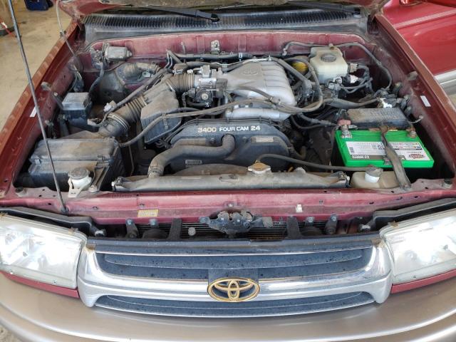 JT3HN87R419045869 - 2001 TOYOTA 4 RUNNER LIMITED RED photo 12
