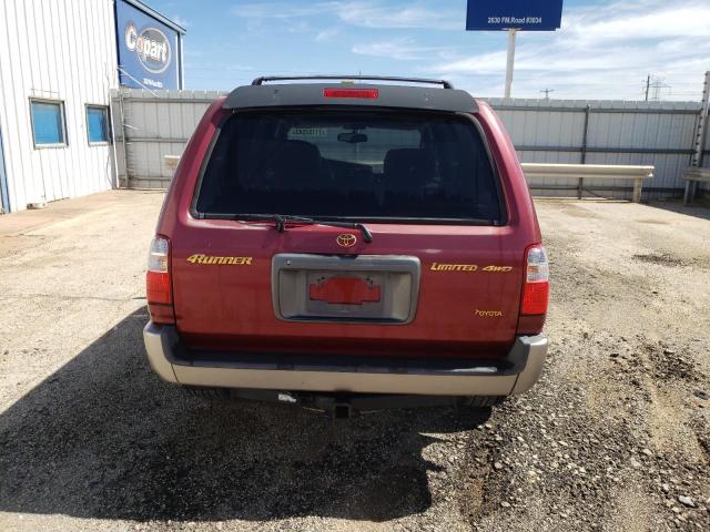 JT3HN87R419045869 - 2001 TOYOTA 4 RUNNER LIMITED RED photo 6