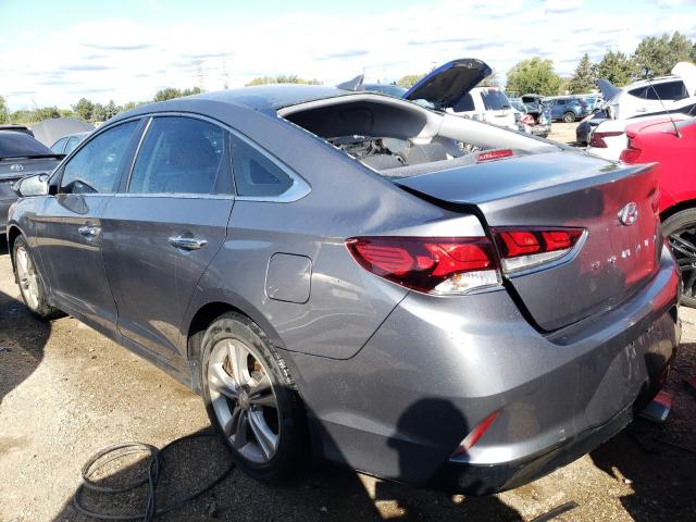 5NPE34AFXKH811091 - 2019 HYUNDAI SONATA LIMITED GRAY photo 2