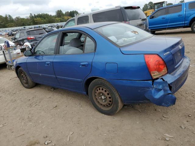 KMHDN46D25U011579 - 2005 HYUNDAI ELANTRA GLS BLUE photo 2