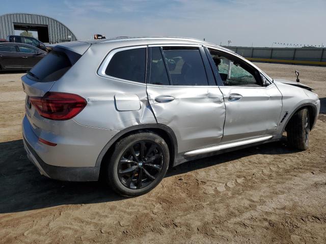 5UXTR9C56KLP89544 - 2019 BMW X3 XDRIVE30I SILVER photo 3