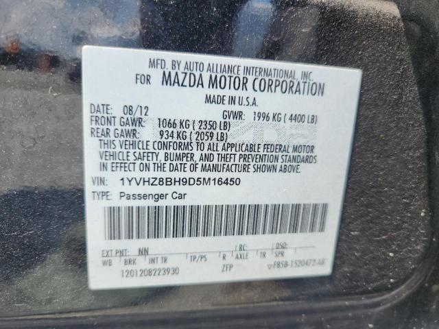 1YVHZ8BH9D5M16450 - 2013 MAZDA 6 SPORT 黑色 照片 13