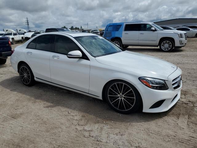 55SWF8DB2KU300144 - 2019 MERCEDES-BENZ C 300 WHITE photo 4