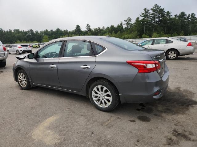 3N1AB7AP5KY206090 - 2019 NISSAN SENTRA S GRAY photo 2