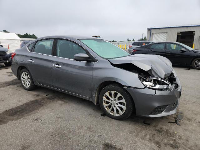 3N1AB7AP5KY206090 - 2019 NISSAN SENTRA S GRAY photo 4