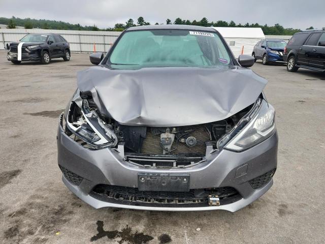 3N1AB7AP5KY206090 - 2019 NISSAN SENTRA S GRAY photo 5