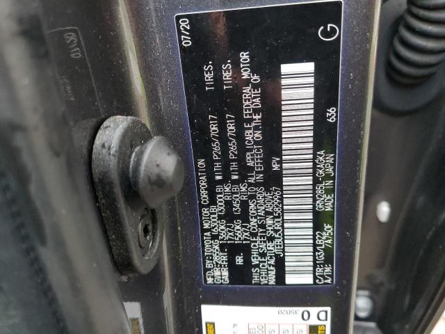 JTEBU5JR0L5829967 - 2020 TOYOTA 4RUNNER SR5/SR5 PREMIUM 灰色 照片 14