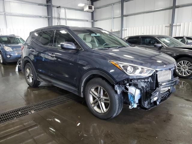 5NMZUDLB0HH012502 - 2017 HYUNDAI SANTA FE S BLUE photo 4