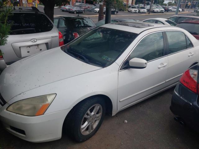 1HGCM56727A188433 - 2007 HONDA ACCORD EX WHITE photo 2