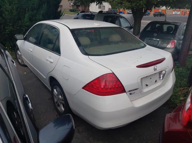 1HGCM56727A188433 - 2007 HONDA ACCORD EX WHITE photo 3
