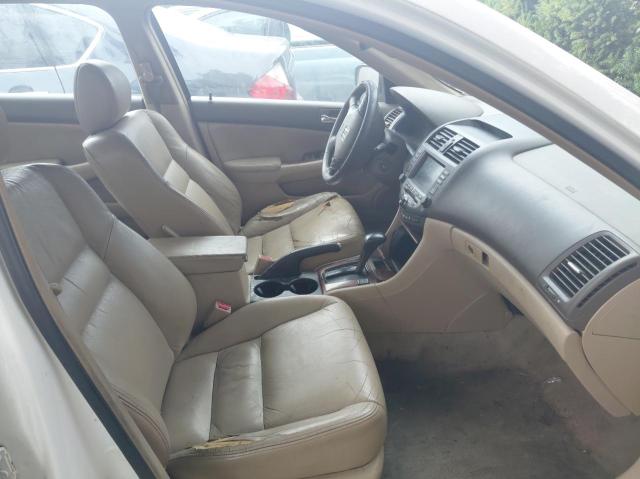 1HGCM56727A188433 - 2007 HONDA ACCORD EX WHITE photo 5