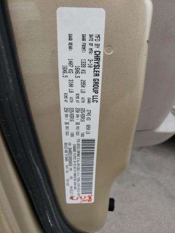 2A4RR5D16AR260658 - 2010 CHRYSLER TOWN & COU TOURING 金色 照片 13