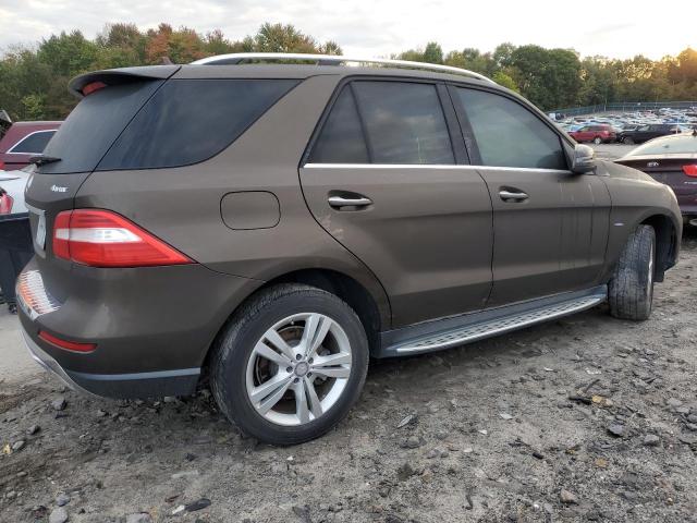 4JGDA5HB1CA093218 - 2012 MERCEDES-BENZ ML 350 4MATIC BROWN photo 3