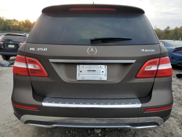 4JGDA5HB1CA093218 - 2012 MERCEDES-BENZ ML 350 4MATIC BROWN photo 6