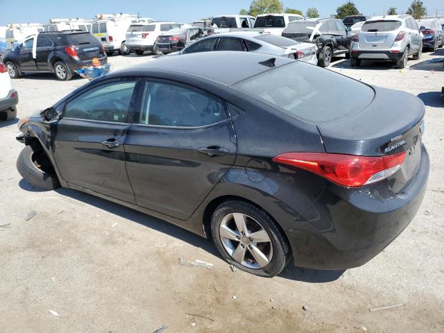 5NPDH4AE6DH379591 - 2013 HYUNDAI ELANTRA GLS BLACK photo 2