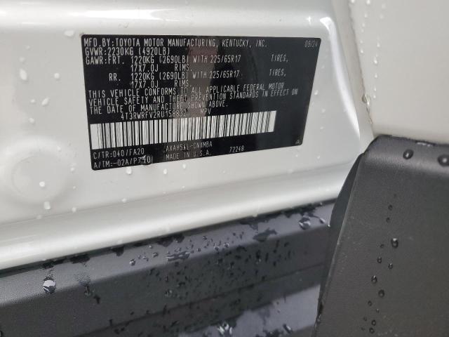 4T3RWRFV2RU158832 - 2024 TOYOTA RAV4 XLE WHITE photo 14