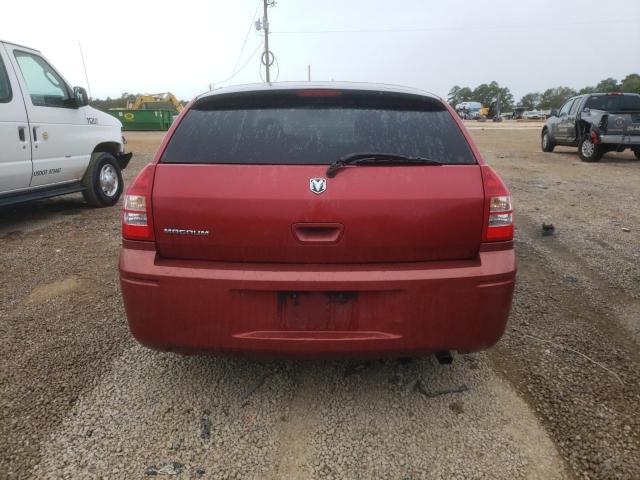 2D4FV47T96H368963 - 2006 DODGE MAGNUM SE RED photo 6