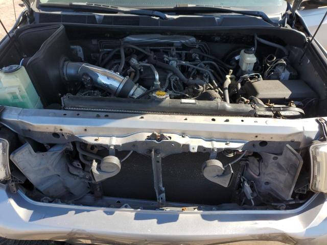 5TFRM5F12AX007694 - 2010 TOYOTA TUNDRA DOUBLE CAB SR5 SILVER photo 11