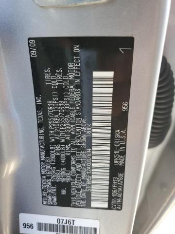 5TFRM5F12AX007694 - 2010 TOYOTA TUNDRA DOUBLE CAB SR5 SILVER photo 12