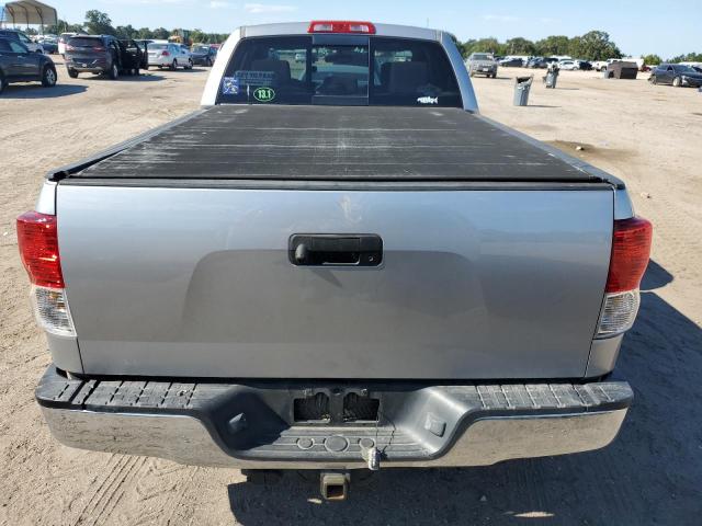 5TFRM5F12AX007694 - 2010 TOYOTA TUNDRA DOUBLE CAB SR5 SILVER photo 6
