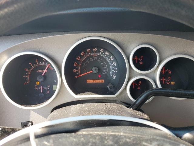 5TFRM5F12AX007694 - 2010 TOYOTA TUNDRA DOUBLE CAB SR5 SILVER photo 9