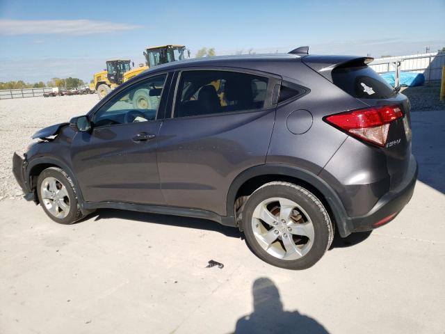 3CZRU6H77GM702298 - 2016 HONDA HR-V EXL GRAY photo 2