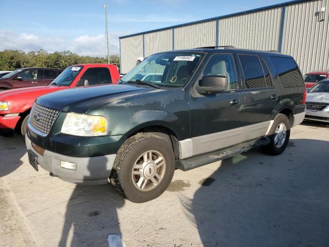 1FMPU16L23LC03769 - 2003 FORD EXPEDITION XLT GREEN photo 1