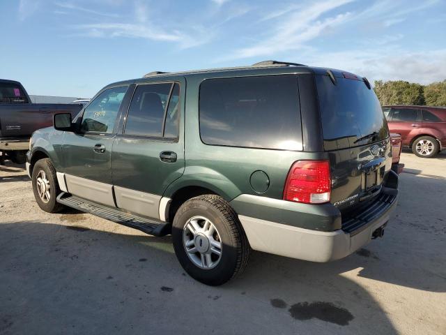 1FMPU16L23LC03769 - 2003 FORD EXPEDITION XLT GREEN photo 2