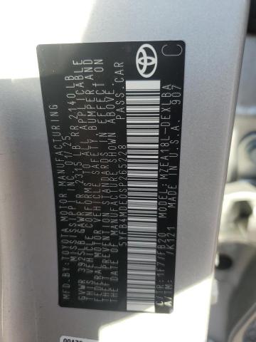 5YFB4MDE0SP265228 - 2025 TOYOTA COROLLA LE SILVER photo 13