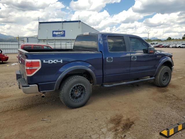 1FTFW1EV7AKB46422 - 2010 FORD F150 SUPERCREW BLUE photo 3