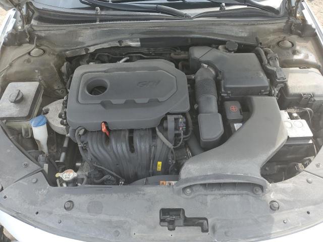 5XXGU4L35GG001489 - 2016 KIA OPTIMA EX SILVER photo 11