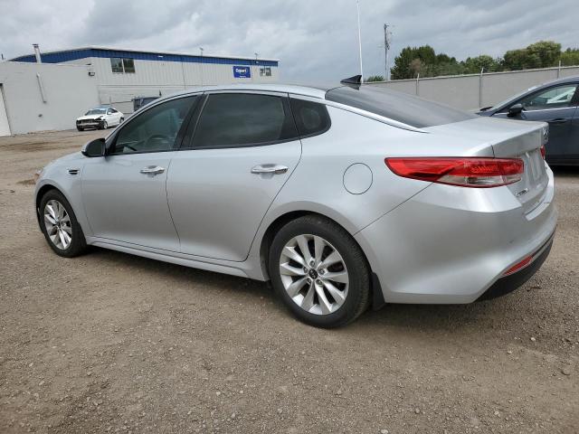 5XXGU4L35GG001489 - 2016 KIA OPTIMA EX SILVER photo 2