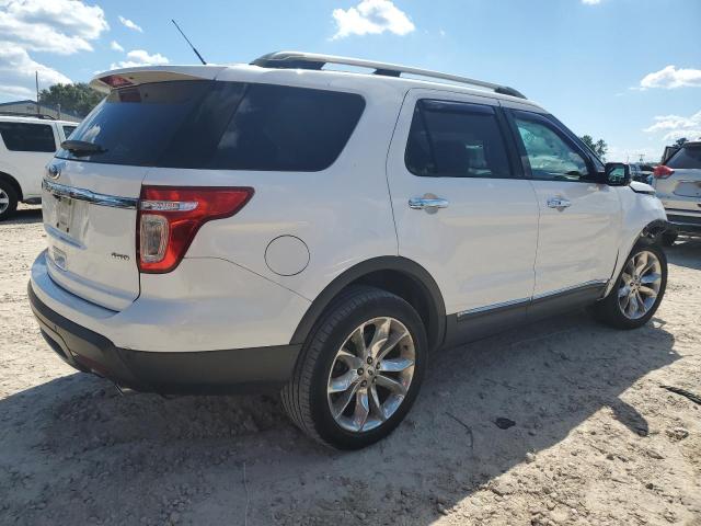1FM5K8F83DGA35958 - 2013 FORD EXPLORER LIMITED WHITE photo 3