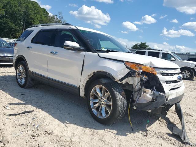 1FM5K8F83DGA35958 - 2013 FORD EXPLORER LIMITED WHITE photo 4